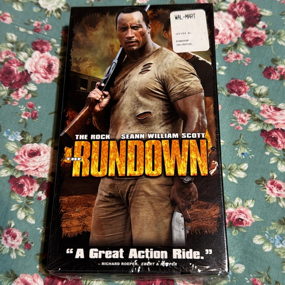 The RUNDOWN 📼 VHS (sealed) Action movie w/ The ROCK! unopened like new VHS video